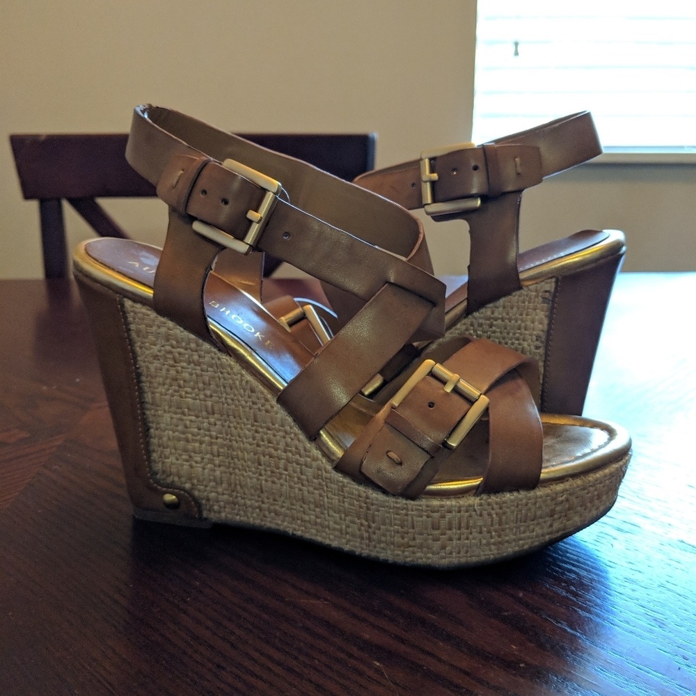 Audrey Brooke wedge heels